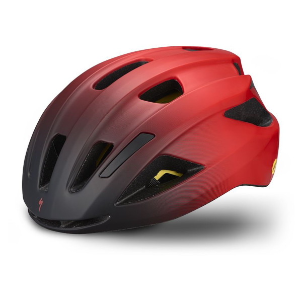 Specialized Align II Helmet | Gloss Flo Red - MatteBlack