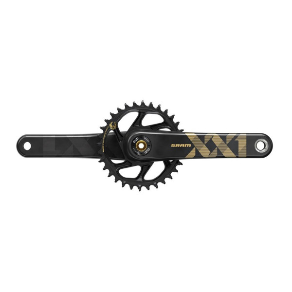 SRAM XX1 Eagle DUB Boost SL Crankset, 34T, 1x12-speed (Gold)