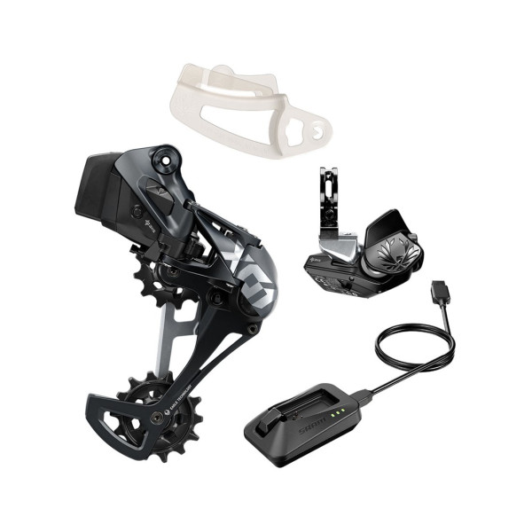 SRAM X01 Eagle AXS Upgrade Kit with Rocker Paddle 1x12-speed (Black/Grey)