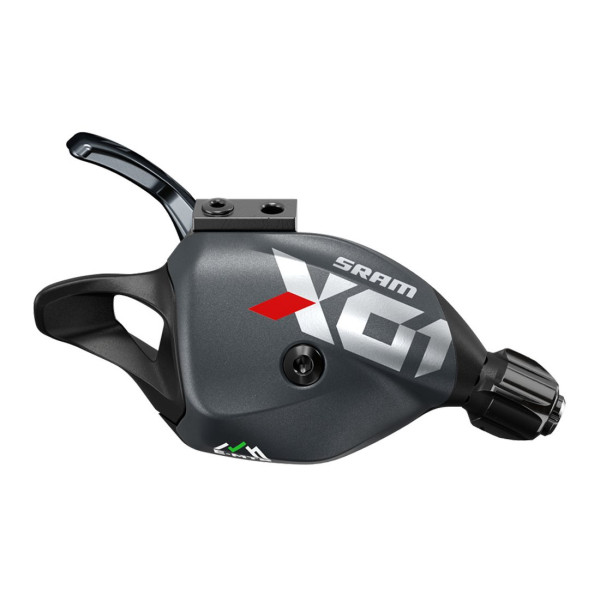 SRAM X01 Eagle E-MTB Single Click Trigger Shifter, 12 speed, Black Red