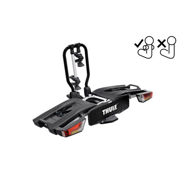 Thule EasyFold XT FIX4BIKE dviračių laikiklis | 2 dviračiams | Black - Aluminium