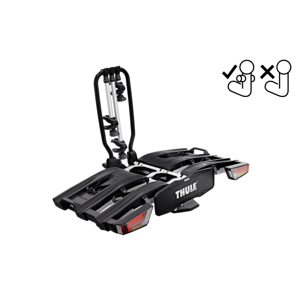 Thule EasyFold XT FIX4BIKE dviračių laikiklis | 3 dviračiams | Black - Aluminium