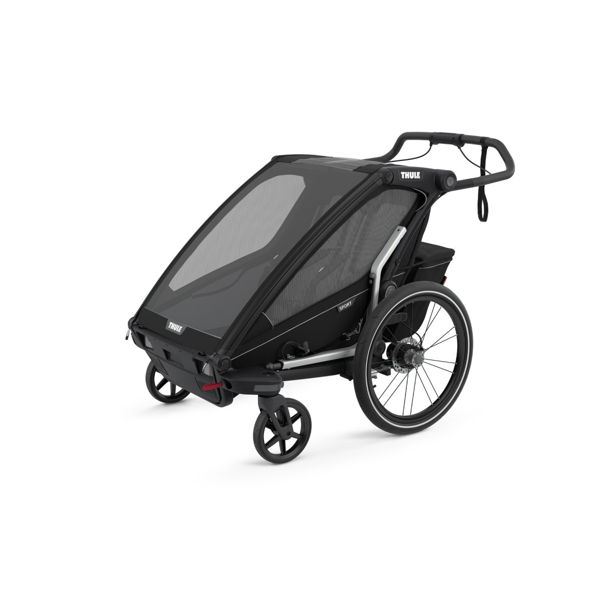 Thule Chariot Sport dvivietė dviračio priekaba | Midnight Black
