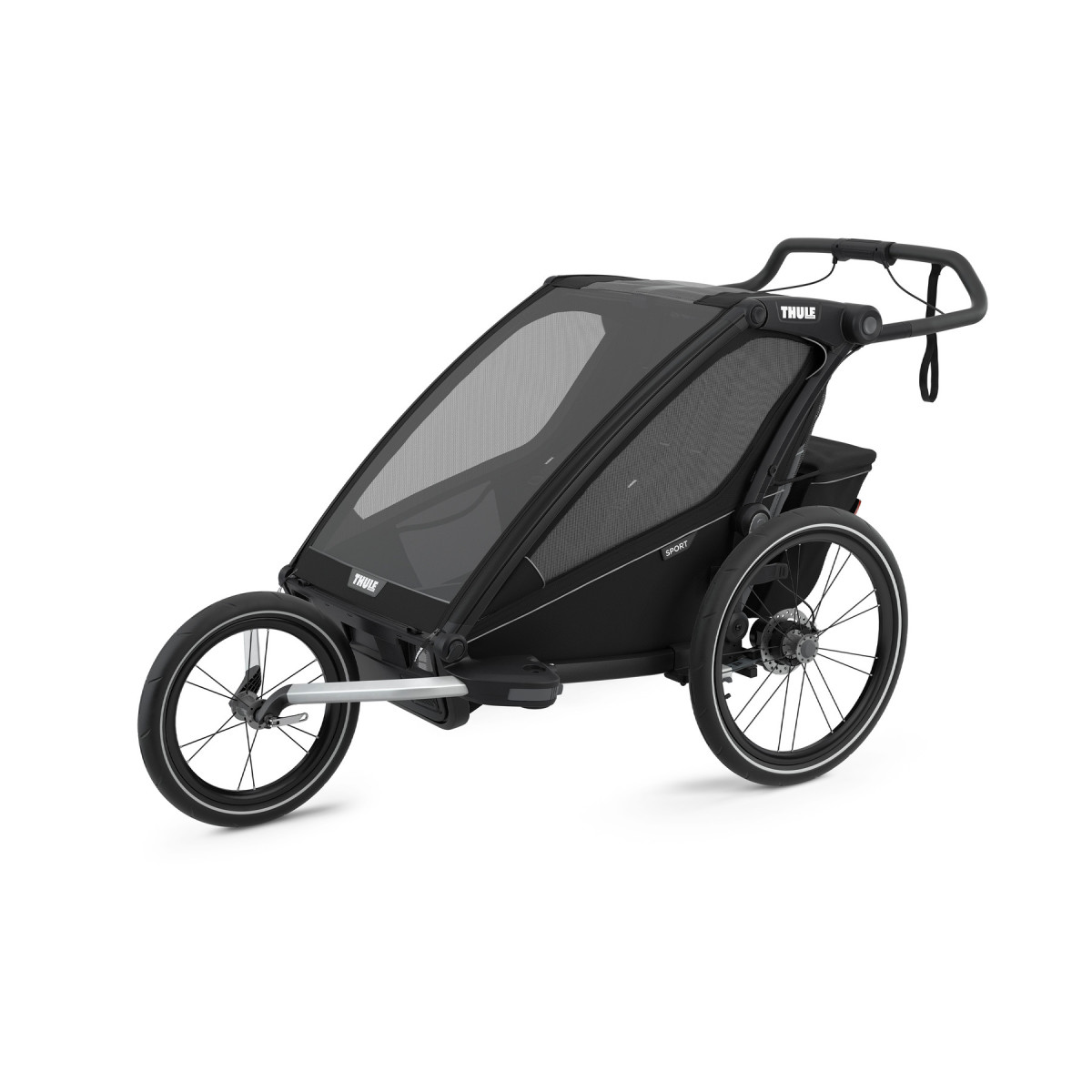 Thule Chariot Sport dvivietė dviračio priekaba | Midnight Black