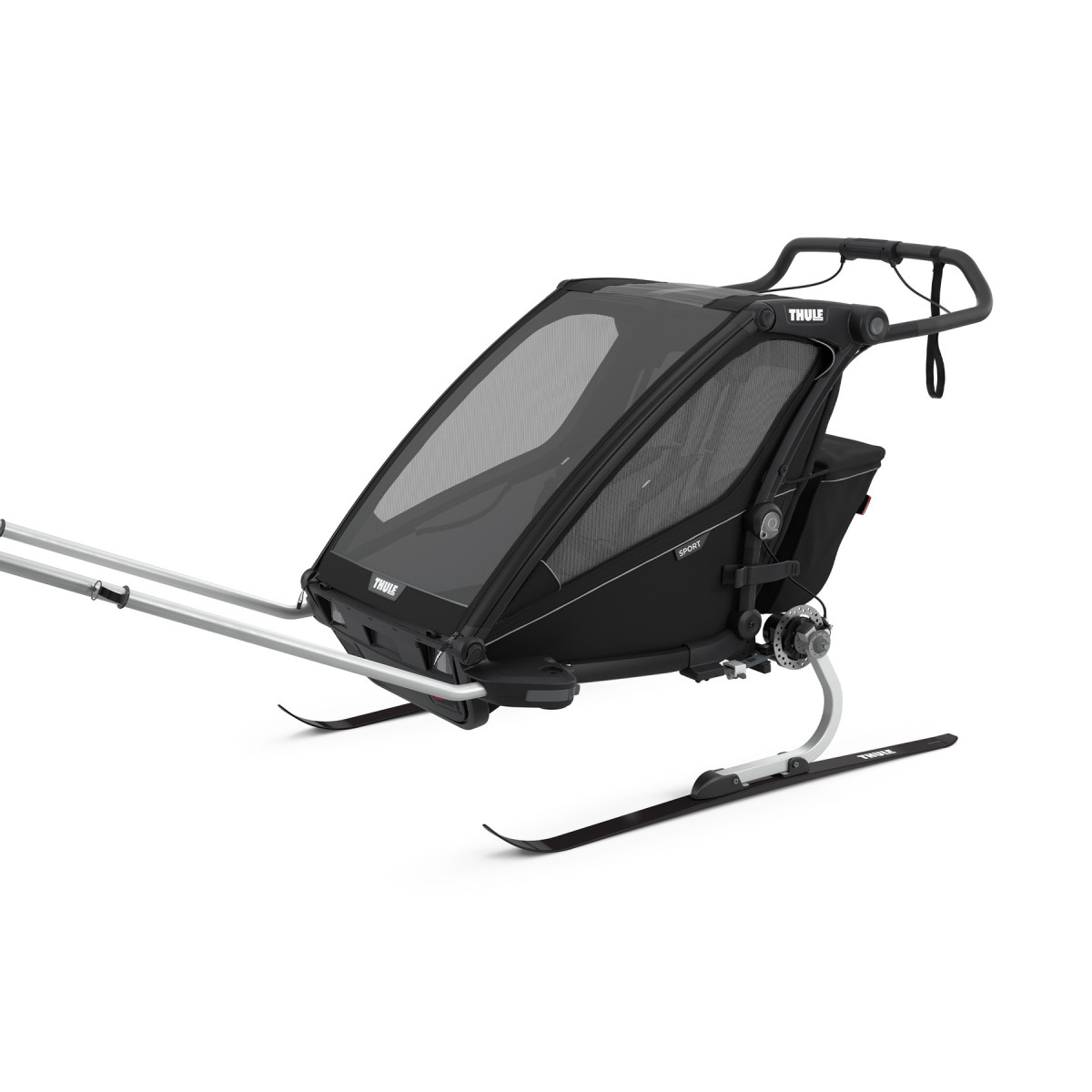 Thule Chariot Sport dvivietė dviračio priekaba | Midnight Black