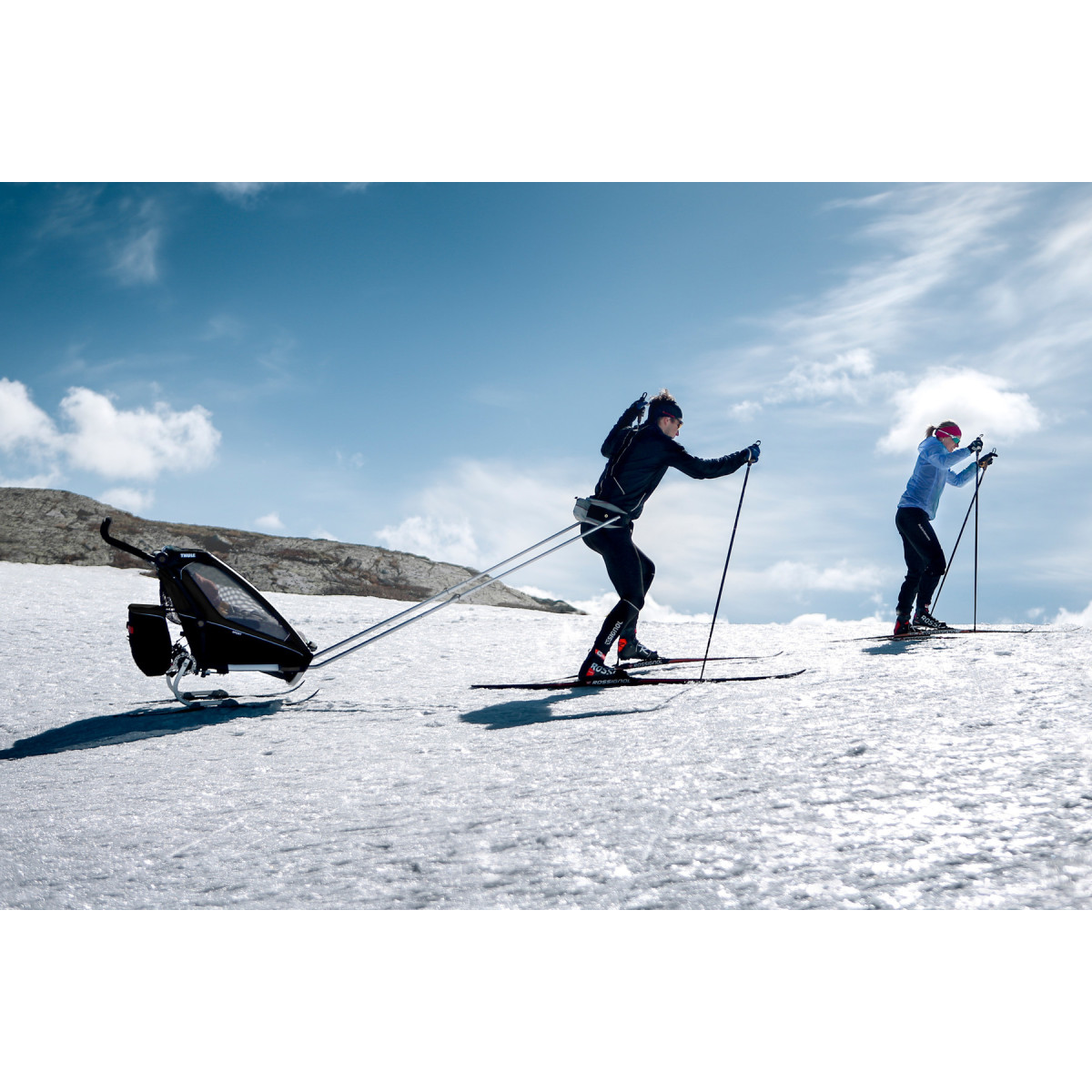 Thule Chariot Sport dvivietė dviračio priekaba | Midnight Black