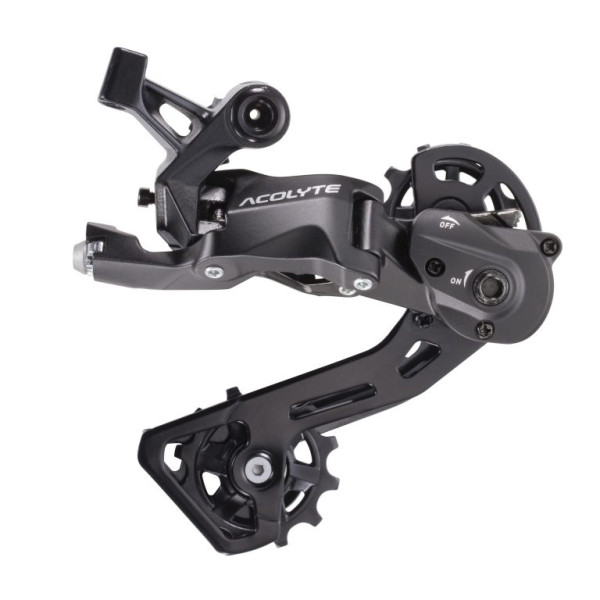 microSHIFT Acolyte RD-M5185M Medium Cage SpringLock Rear Derailleur, 8-speed