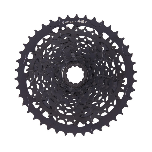 microSHIFT Advent CS-H093A Cassette, 9-speed | Black - Alloy Cog