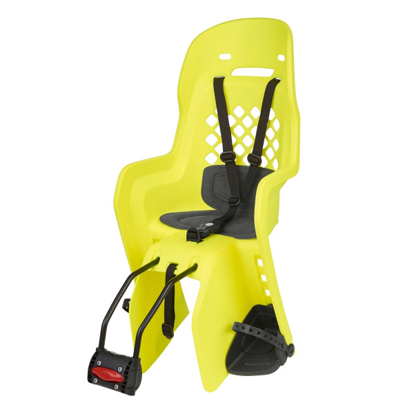 Polisport Joy FF Child Bike Seat, Yellow Fluo Dark Grey