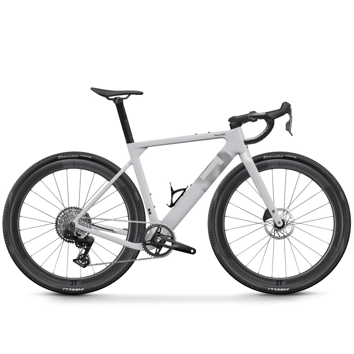 3T Primo 2 WPNT Gravel dviratis | SRAM Rival XLPR AXS 1x13 | Discus 40|30 | Gesso 3T Primo 2 WPNT Gravel dviratis | SRAM Rival XLPR AXS 1x13 | Discus 40|30 | Gesso