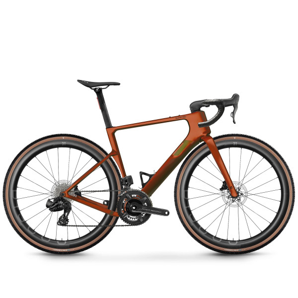 3T Racemax 2 Italia Gravel dviratis | Campagnolo Super Record PM 2x13 | Discus 45I40 LTD | Rame