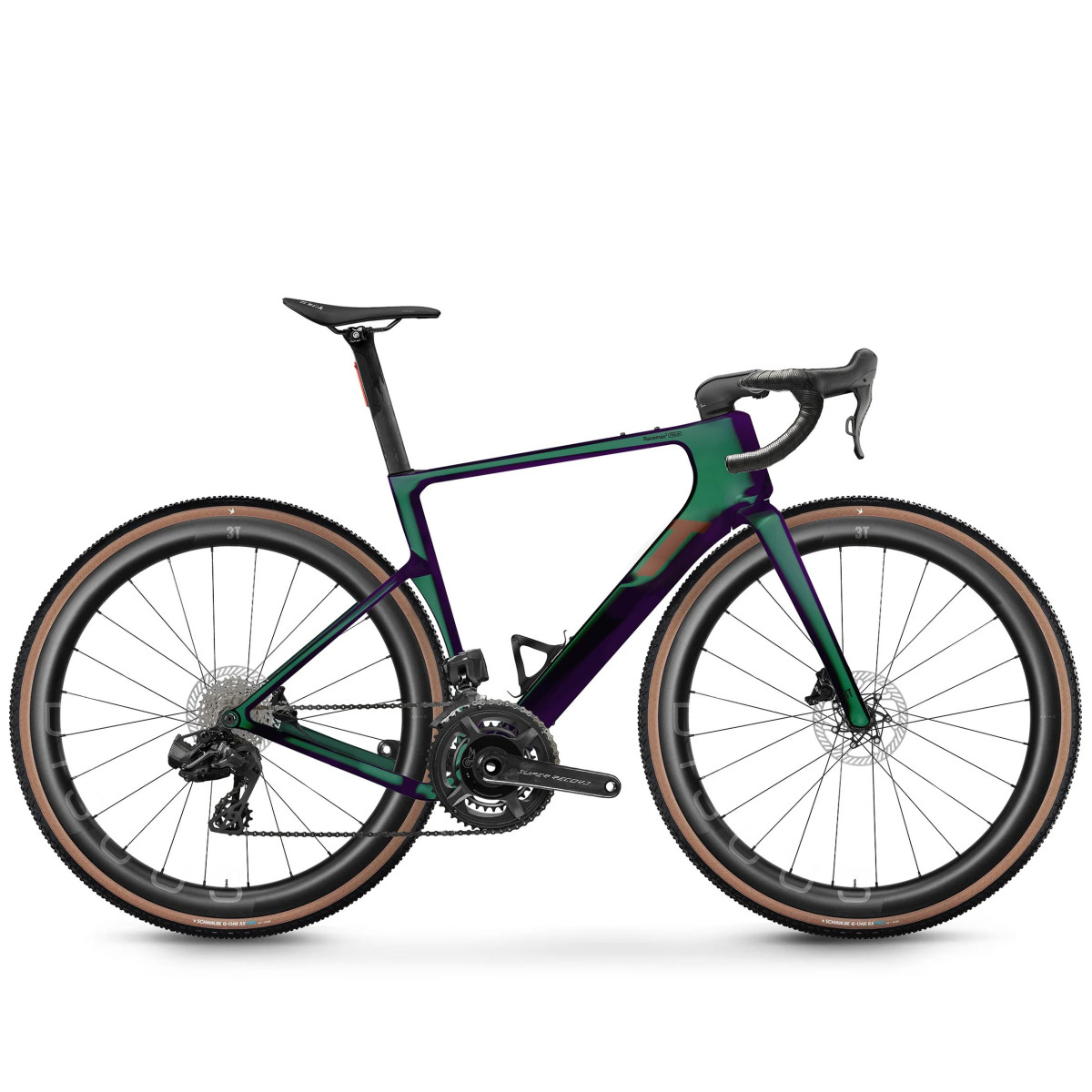 3T Racemax 2 Italia Gravel Bike | Campagnolo Super Record PM 2x13 | Discus 45I40 LTD | Smeraldo 3T Racemax 2 Italia Gravel Bike | Campagnolo Super Record PM 2x13 | Discus 45I40 LTD | Smeraldo