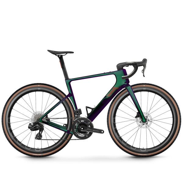 3T Racemax 2 Italia Gravel dviratis | Campagnolo Super Record PM 2x13 | Discus 45I40 LTD | Smeraldo