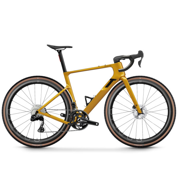 3T Racemax 2 Italia Gravel dviratis | Shimano GRX Di2 2x12 | Discus 45I40 LTD | Ambra