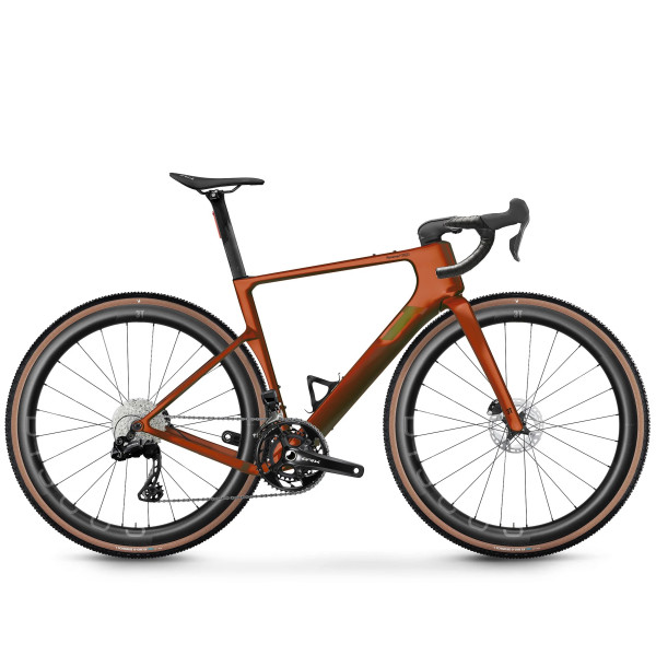 3T Racemax 2 Italia Gravel dviratis | Shimano GRX Di2 2x12 | Discus 45I40 LTD | Rame