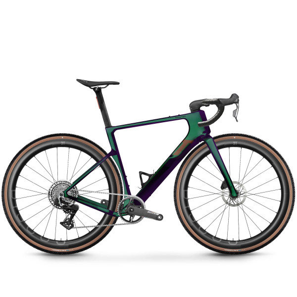 3T Racemax 2 Italia Gravel dviratis | SRAM Force XPLR AXS 1x13 | Discus 45I40 LTD | No Storage | Smeraldo