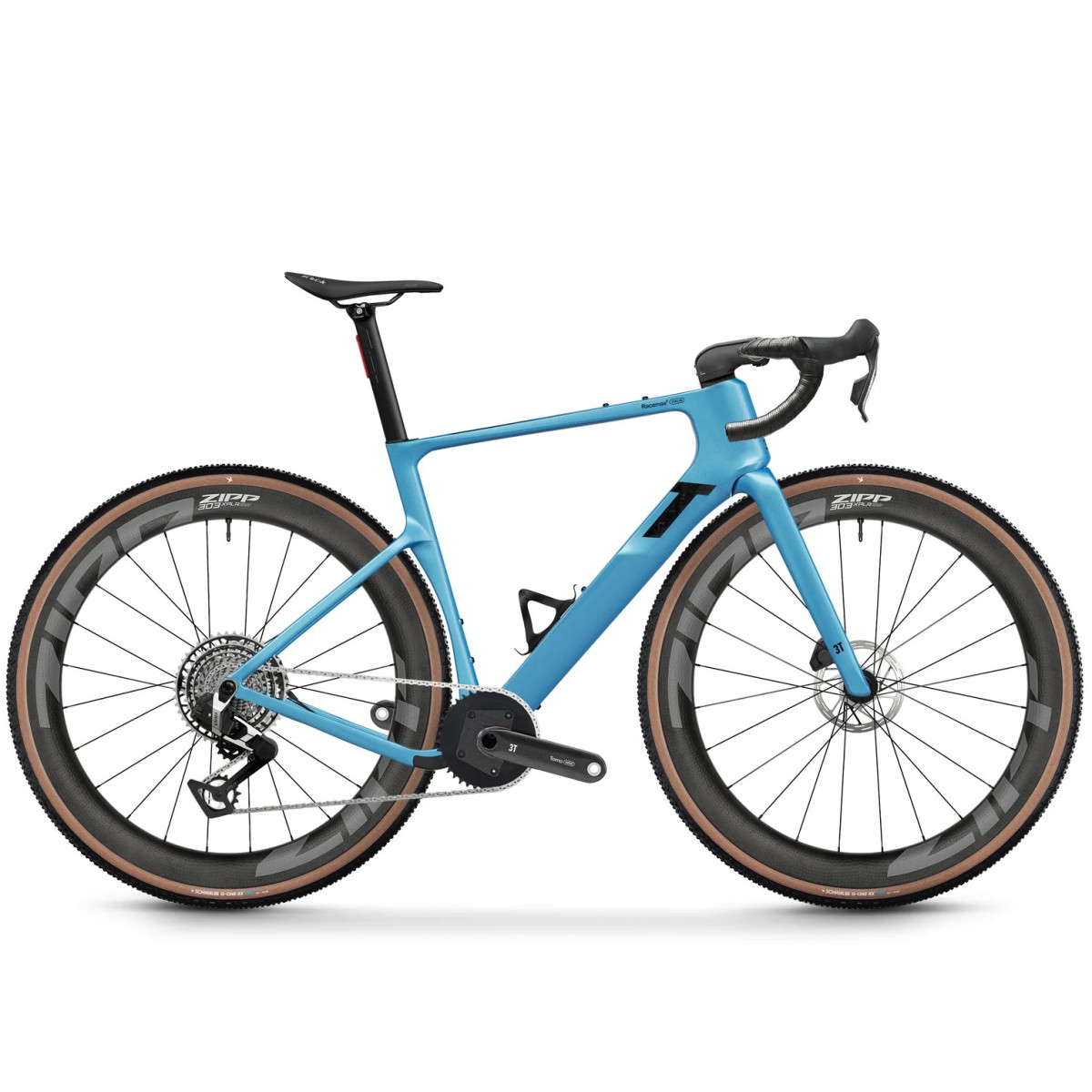 3T Racemax 2 Italia Gravel dviratis | SRAM Red XPLR PM AXS Torno 1x13 | Zipp 303 XPLR SW | Brezza 3T Racemax 2 Italia Gravel dviratis | SRAM Red XPLR PM AXS Torno 1x13 | Zipp 303 XPLR SW | Brezza