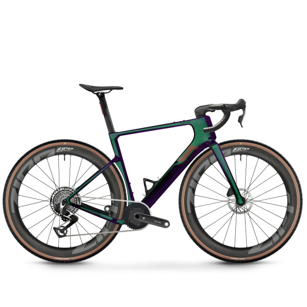 3T Racemax 2 Italia Gravel dviratis | SRAM Red XPLR PM AXS Torno 1x13 | Zipp 303 XPLR SW | No Storage | Smeraldo