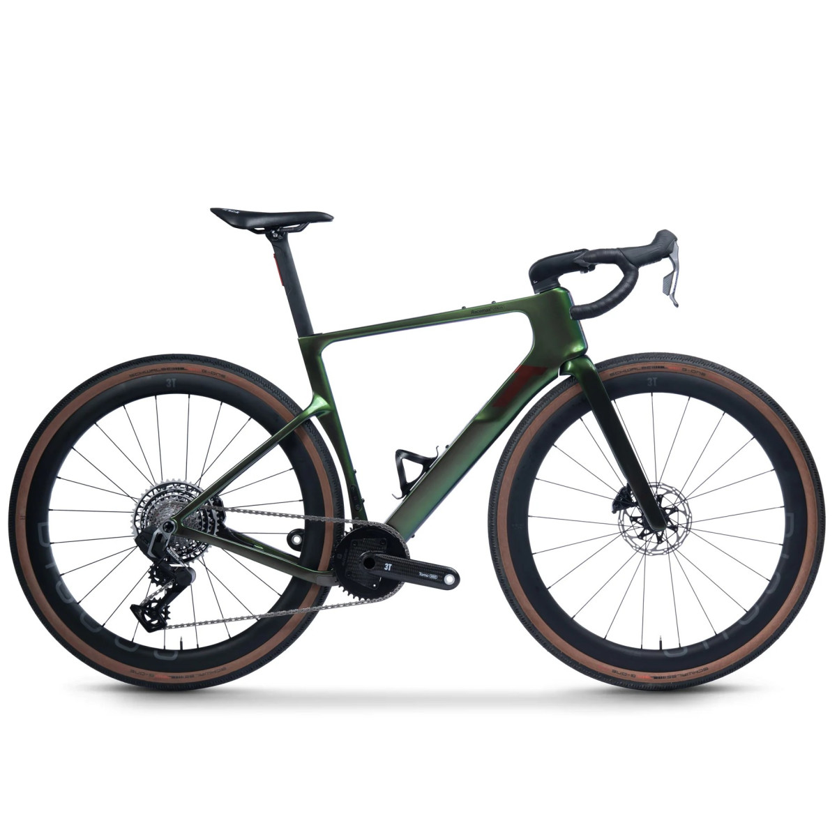 3T Racemax 2 Italia Gravel dviratis | SRAM Force XPLR AXS Torno 1x13 | Discus 45I40 LTD | Smeraldo 3T Racemax 2 Italia Gravel dviratis | SRAM Force XPLR AXS Torno 1x13 | Discus 45I40 LTD | Smeraldo