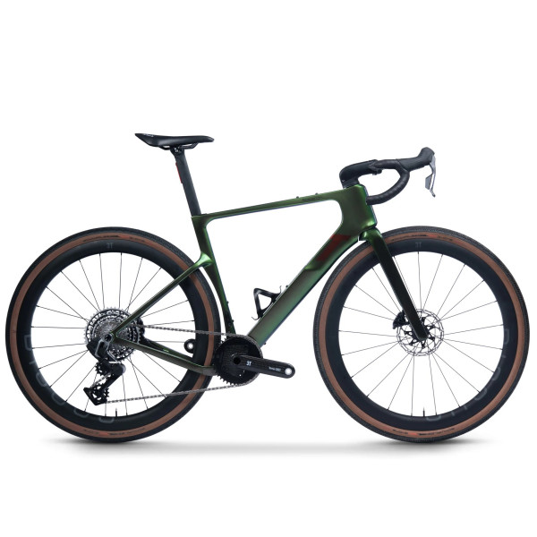 3T Racemax 2 Italia Gravel dviratis | SRAM Force XPLR AXS Torno 1x13 | Discus 45I40 LTD | Smeraldo