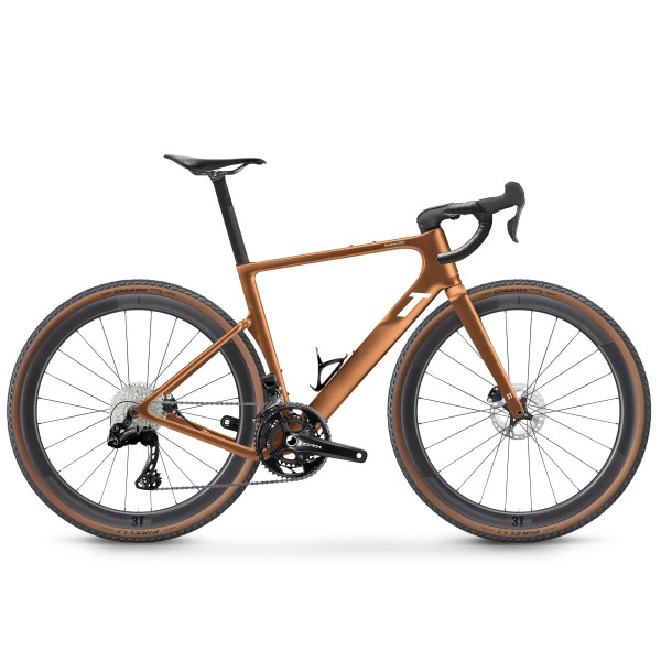 3T Racemax WPNT Gravel dviratis | Shimano GRX Di2 2x12 | Discus 40|30 | Bronzo