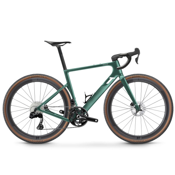 3T Racemax WPNT Gravel dviratis | Shimano GRX Di2 2x12 | Discus 40|30 | Turchese