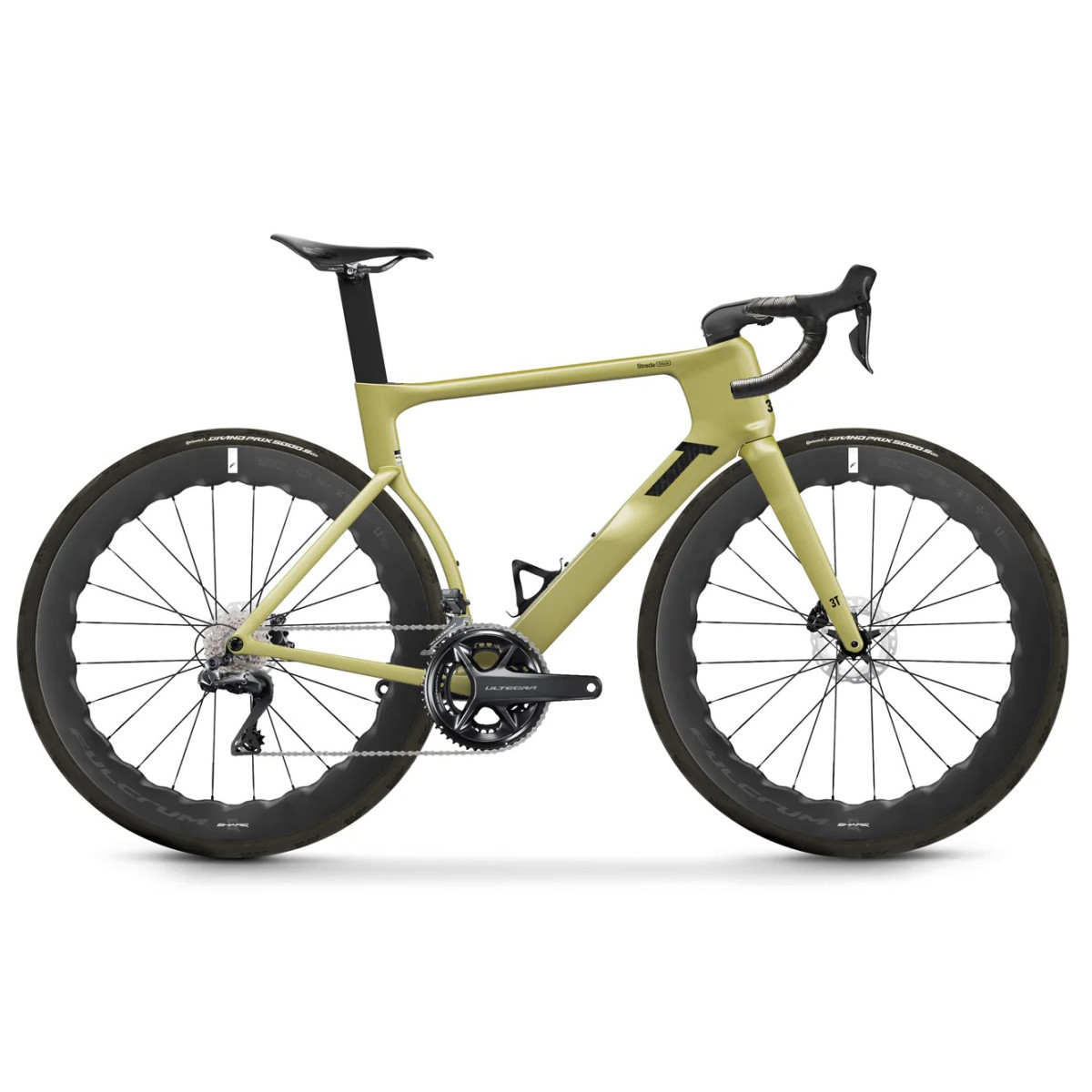 3T Strada Italia plento dviratis | Shimano Ultegra Di2 2x12 | Fulcrum Sharq 57 | Oro