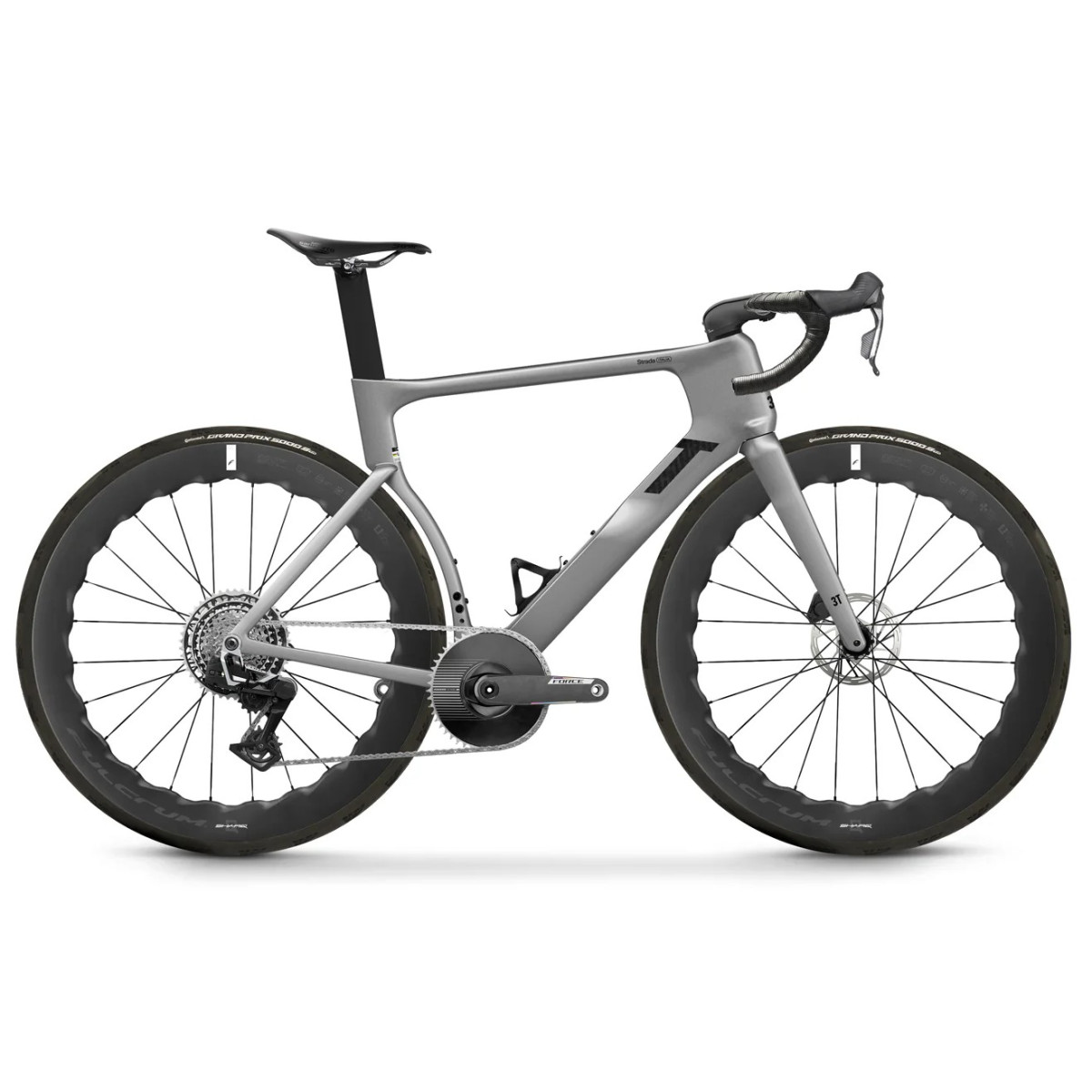 3T Strada Italia plento dviratis | SRAM Force XPLR AXS 1x13 | Fulcrum Sharq 57 | Argento