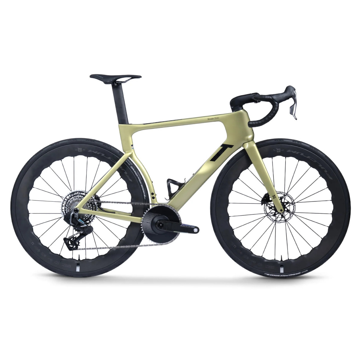 3T Strada Italia plento dviratis | SRAM Force XPLR AXS 1x13 | Fulcrum Sharq 57 | Oro