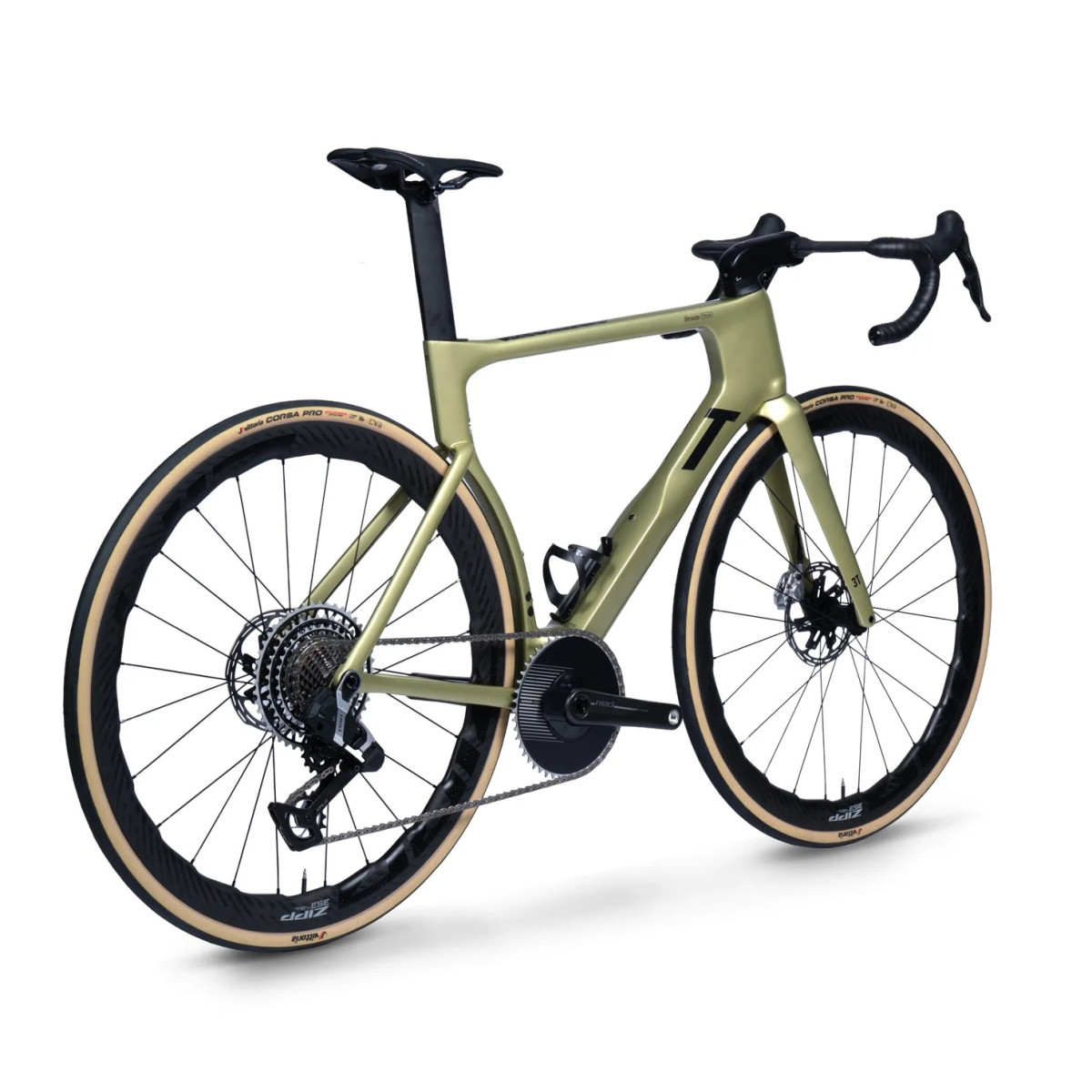 3T Strada Italia plento dviratis | SRAM Red XPLR PM AXS 1x13 | Zipp 353 NSW | Oro