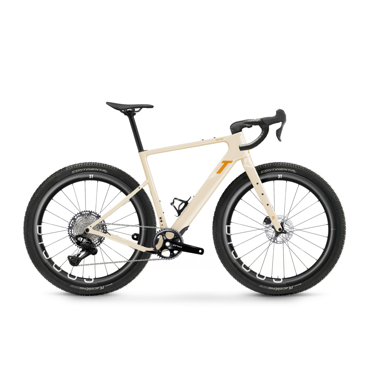3T Ultra 2 Italia Gravel Bike | Shimano GRX Di2 1x12 | DISCUS 45|40 | Avorio
