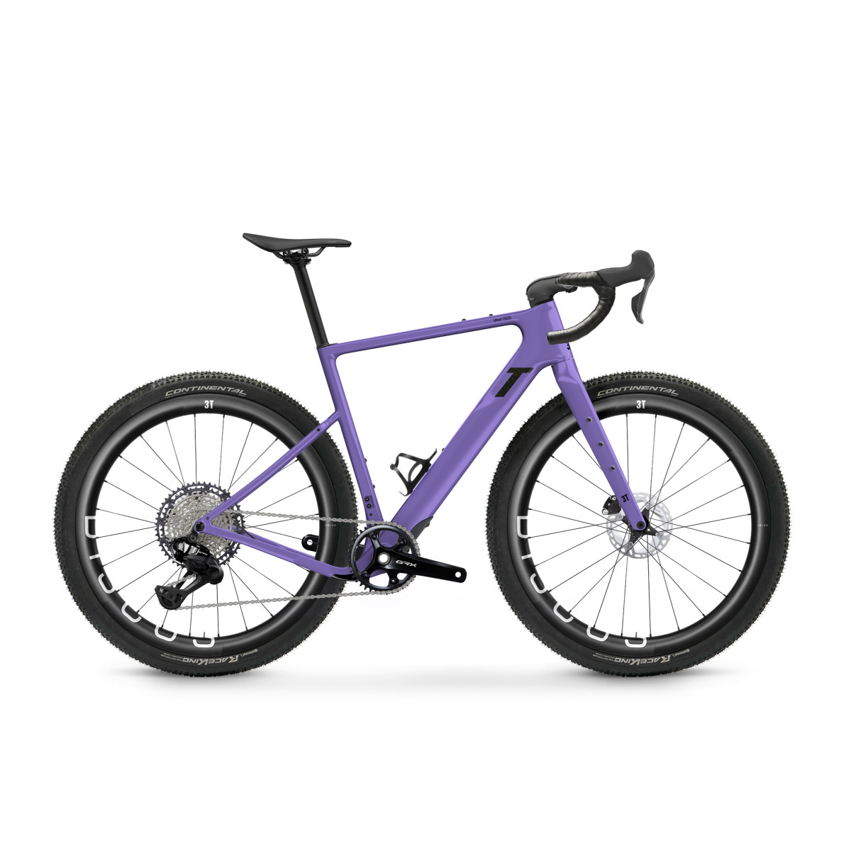3T Ultra 2 Italia Gravel Bike | Shimano GRX Di2 1x12 | DISCUS 45|40 | Glicine