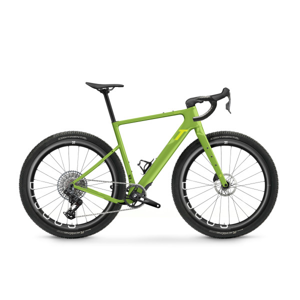 3T Ultra 2 Italia Gravel Bike | SRAM Rival E1/GX Eagle Transmission AXS 1x12 | DISCUS 45|21 | Bamboo