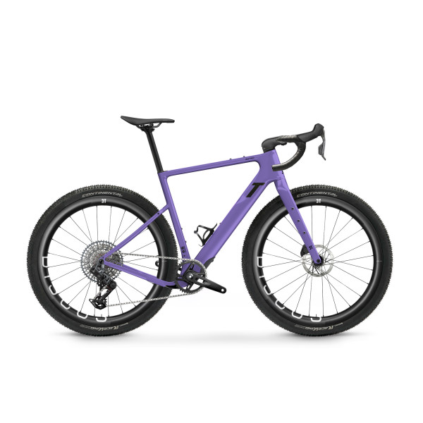 3T Ultra 2 Italia Gravel Bike | SRAM Rival E1/GX Eagle Transmission AXS 1x12 | DISCUS 45|21 | Glicine