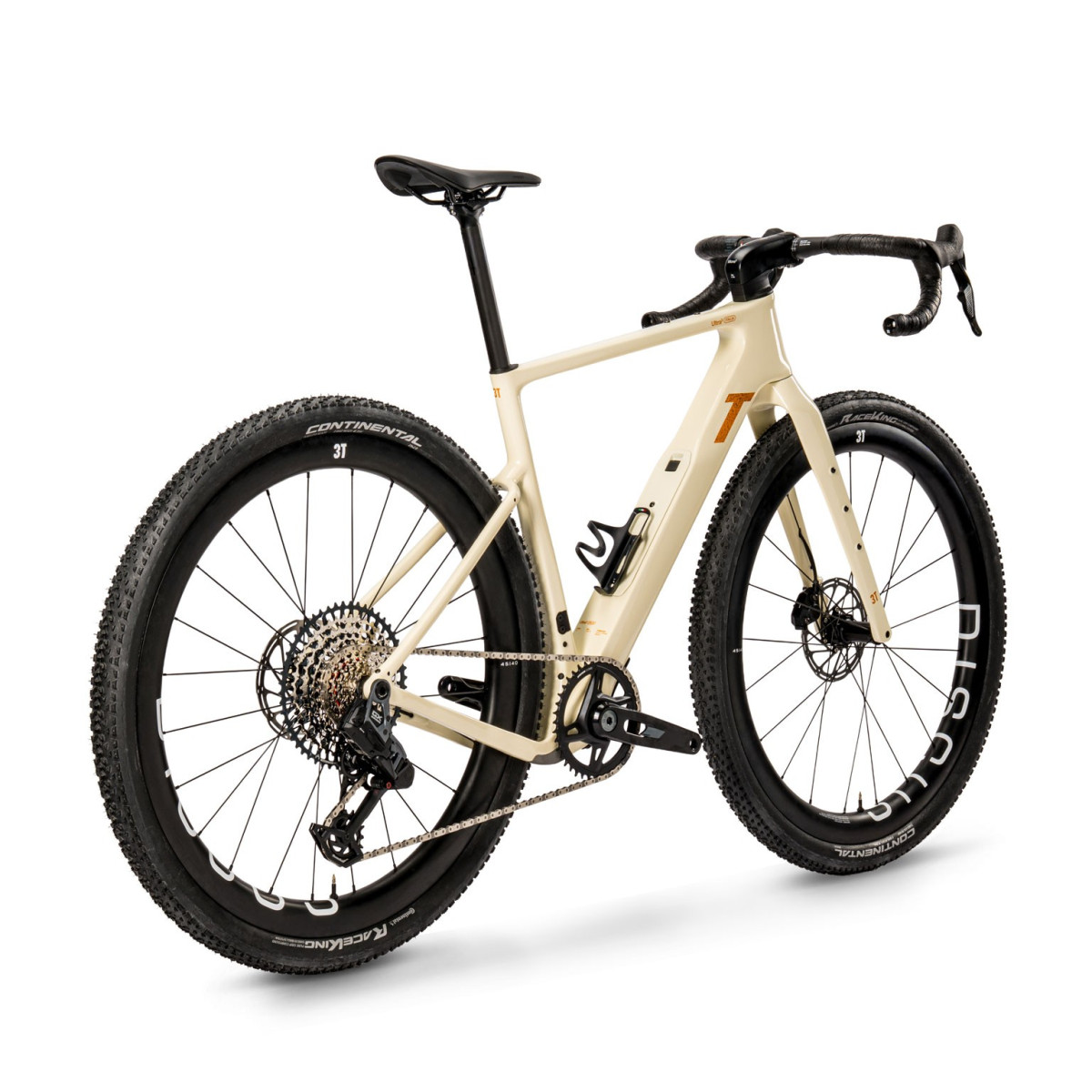 3T Ultra 2 Italia Gravel Bike | SRAM Rival E1/GX Eagle Transmission AXS 1x12 | DISCUS 45|21 | Avorio
