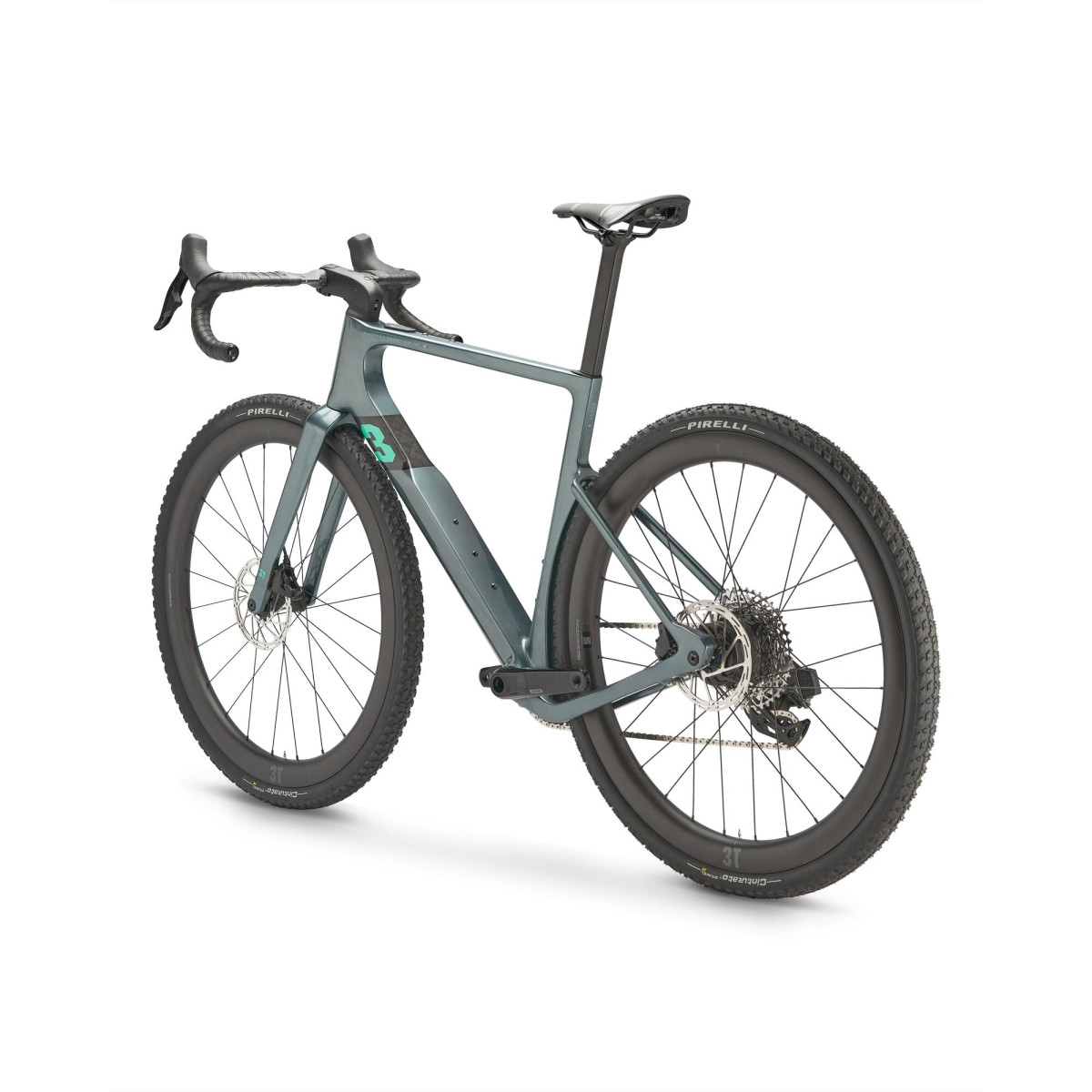 3T Racemax Boost Italia Electric Gravel Bike | Sram Rival XPLR AXS 1x12 | Ardesia