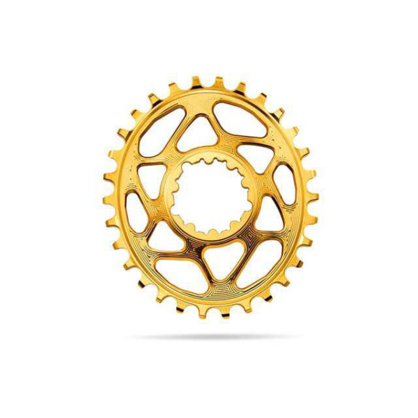 AbsoluteBlack Oval Sram BOOST148 Chainring | 3mm Offset| DM | 1x12/11/10-speed | Gold