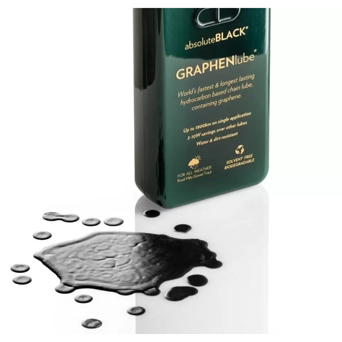 AbsoluteBlack GRAPHENlube® 2.0 grandinės vaškas | 50 ml AbsoluteBlack GRAPHENlube® 2.0 grandinės vaškas | 50 ml
