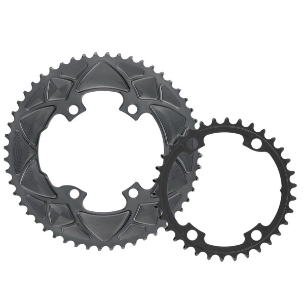 AbsoluteBlack Premium Shimano Dura-Ace 9100/Ultegra 8000/105 R7000 Chainring | 110 BCD | 2x11/10-speed