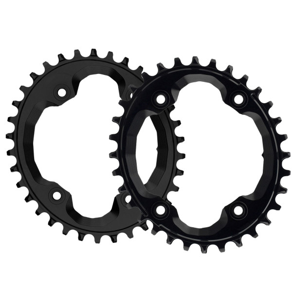 AbsoluteBlack OVAL XTR M9000 assymetrical Chainring | 96 BCD | 1x12/11/10-speed