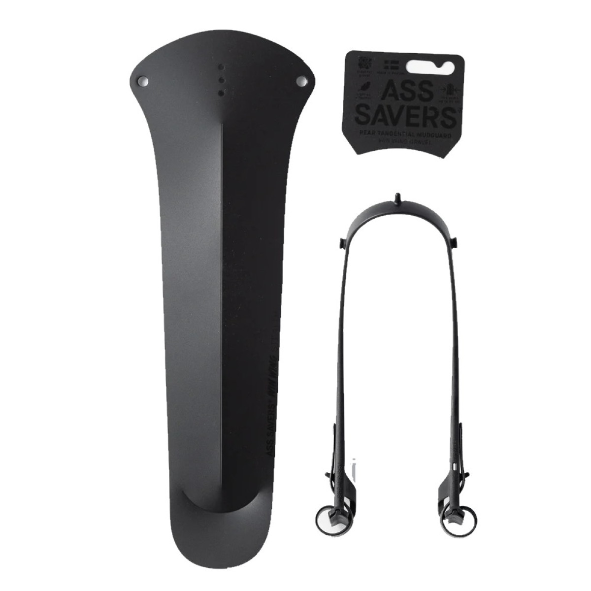 Ass Saver Win Wing 2 Gravel Fender | Stealth Ass Saver Win Wing 2 Gravel Fender | Stealth