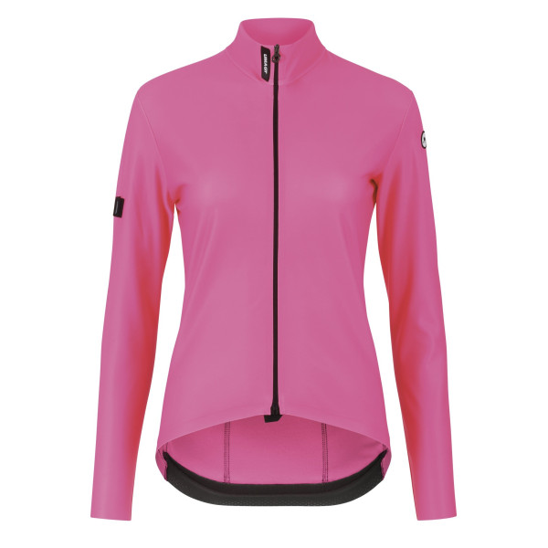 Assos Uma GT Spring Fall C2 LS moteriški marškinėliai | Fluo Pink