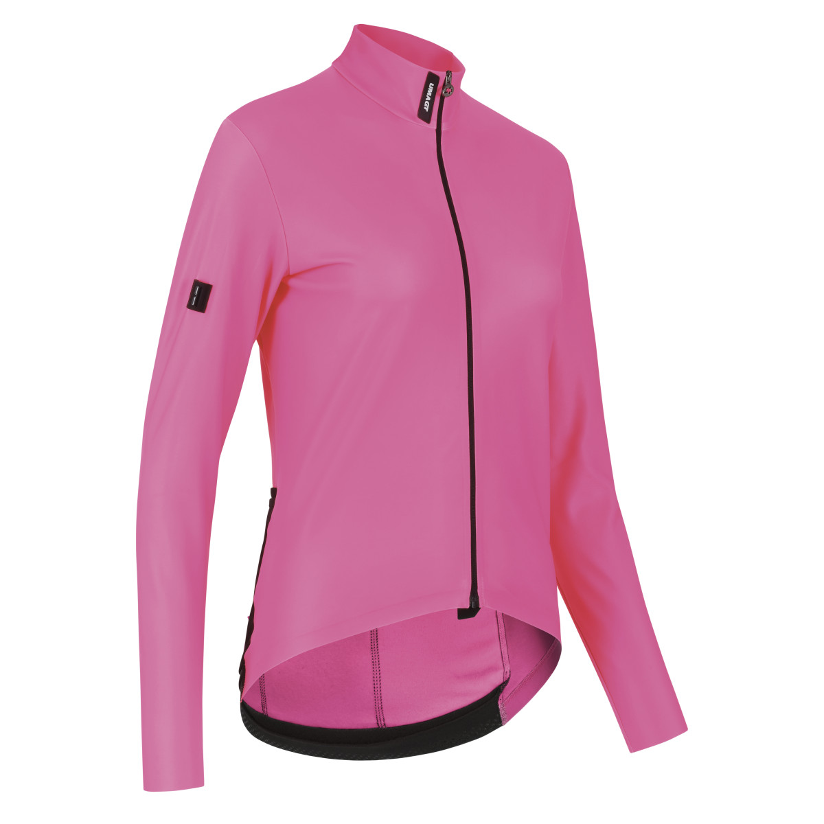 Assos Uma GT Spring Fall C2 LS moteriški marškinėliai / Fluo Pink