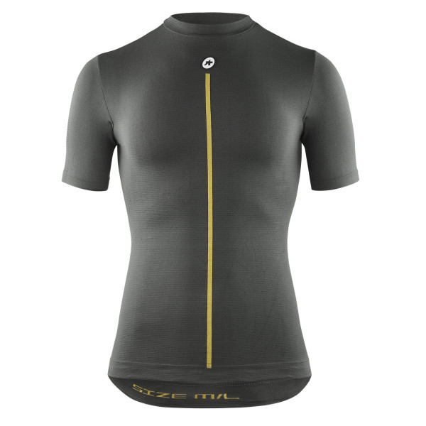 Assos Spring Fall SS P1 vyriški apatiniai marškinėliai | Anthracite Grey
