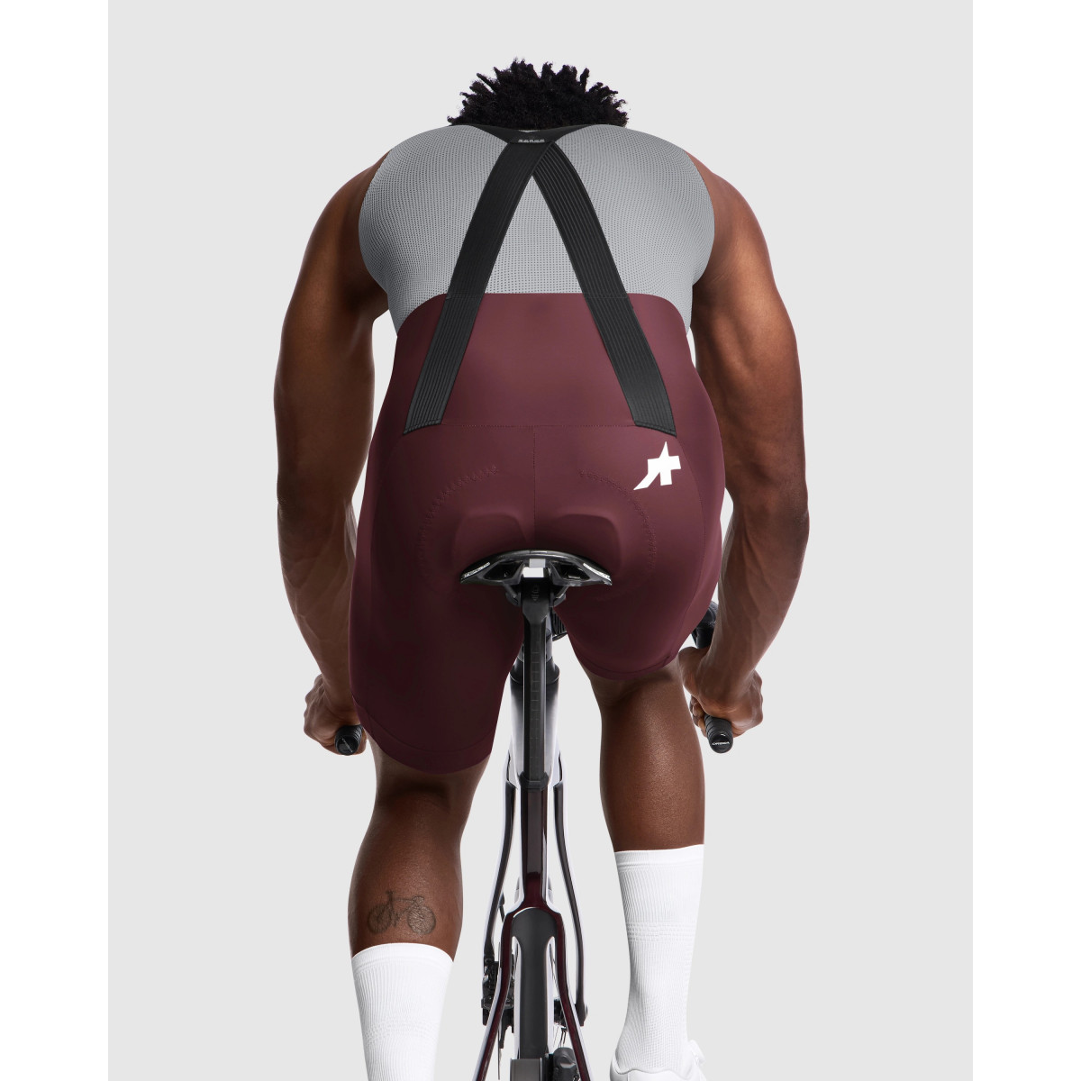 Assos Mille GT S11 vyriški šortai  | Burgundy Red
