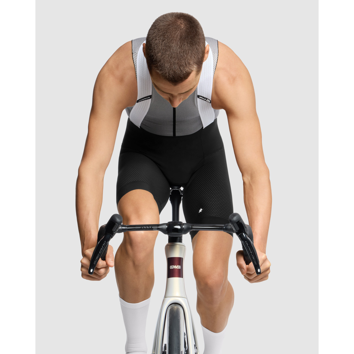 Assos MILLE GT Indoor S11 vyriški šortai | Black Series