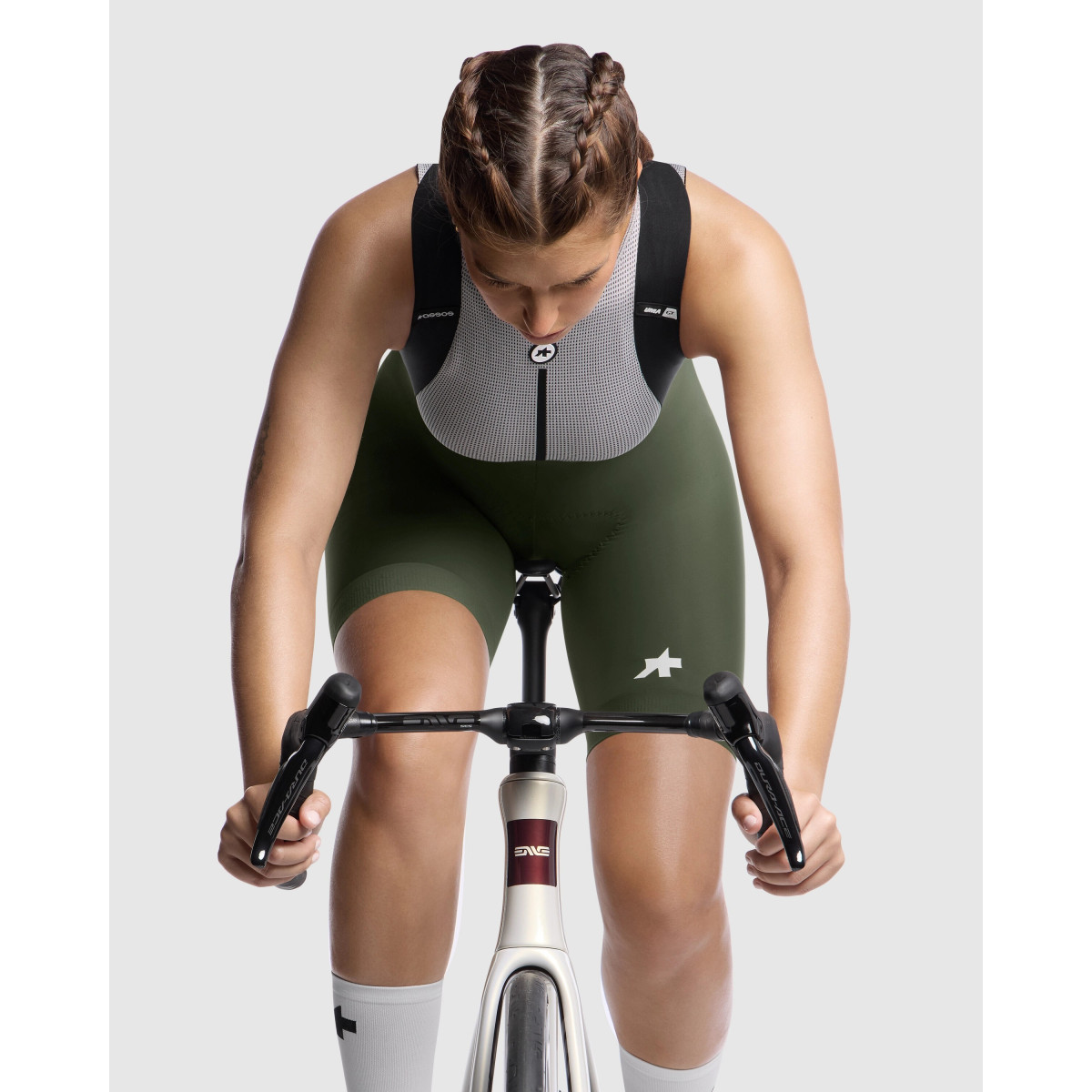 Assos Uma GT S11 moteriški šortai  | Moss Green