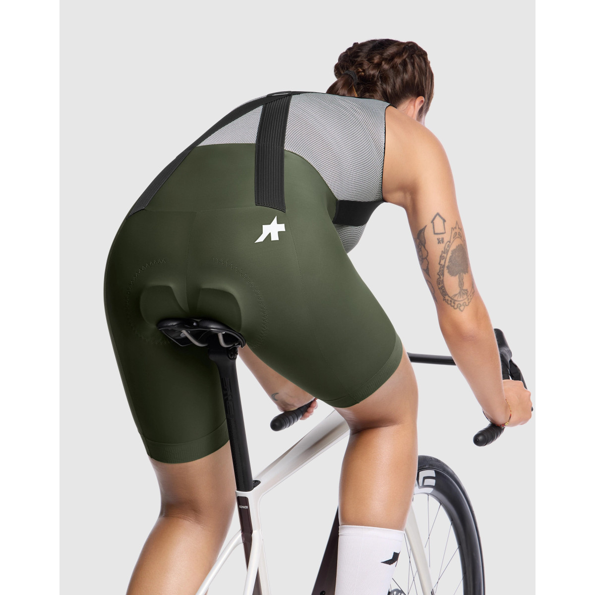 Assos Uma GT S11 moteriški šortai  | Moss Green