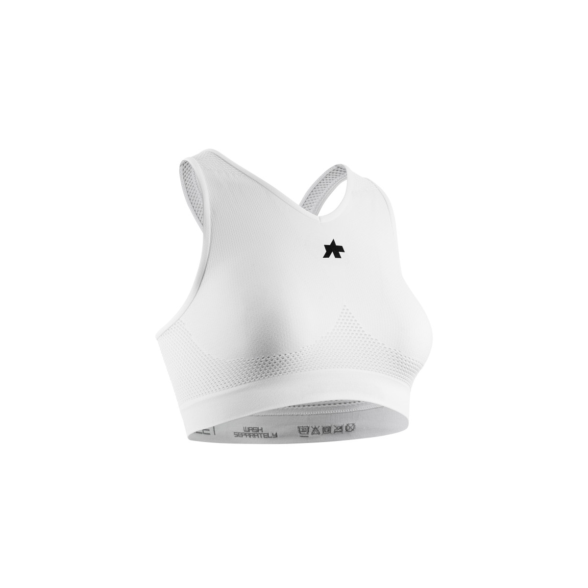 Assos Cropped Tank P1 Cycling Bra | White Series