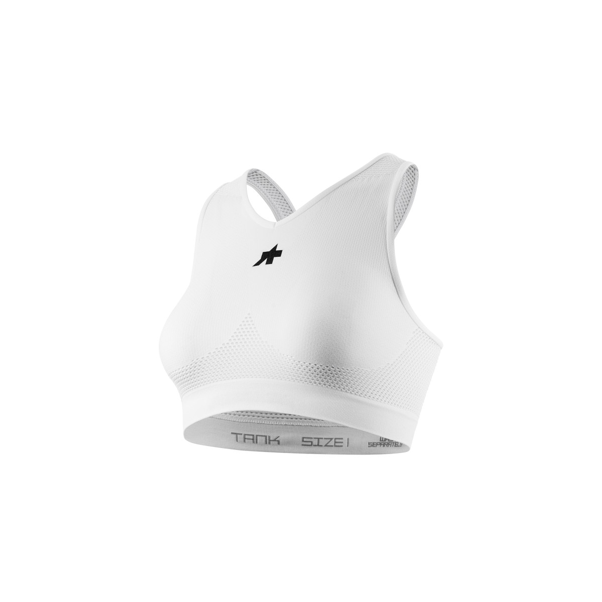 Assos Cropped Tank P1 Cycling Bra | White Series